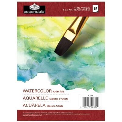 Royal & Langnickel Royal Brush Essentials aquarelpapier, 15 vellen, 12,7 x 17,8 cm Royal & Langnickel Royal Brush Essentials aquarelpapier, 15 vellen, 12,7 x 17,8 cm