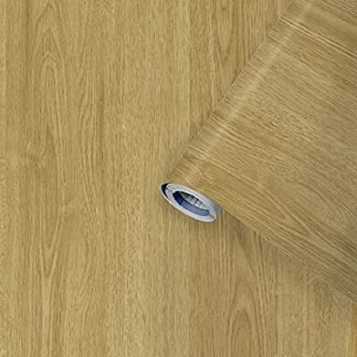Venilia Perfect Fix® Kleeffolie, lichte eik, houtlookfolie, meubelfolie, kleeffolie, zelfklevend, 90 cm x 2,1 m, 170 µm (dikte: 0,17 mm), 54302 Venilia Perfect Fix® Kleeffolie, lichte eik, houtlookfolie, meubelfolie, kleeffolie, zelfklevend, 90 cm x 2,1 m, 170 µm (dikte: 0,17 mm), 54302
