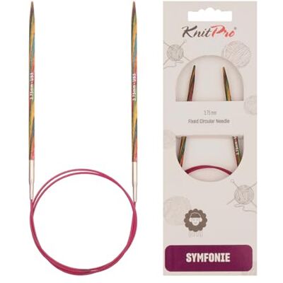 KnitPro Symfonie rondbreinaalden, 80 cm x 3,75 mm, meerkleurig KnitPro Symfonie rondbreinaalden, 80 cm x 3,75 mm, meerkleurig