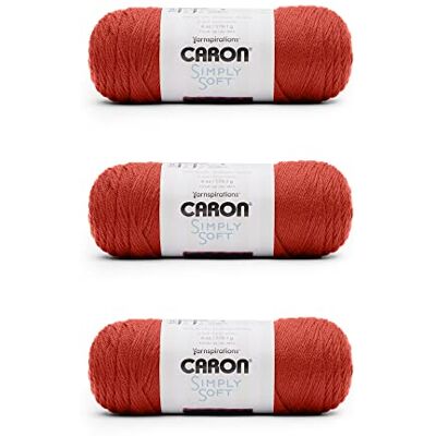Caron Simply Soft 3 bollen kaki garen 170 g acryl 4 medium (gekamd) 300 m Caron Simply Soft 3 bollen kaki garen 170 g acryl 4 medium (gekamd) 300 m