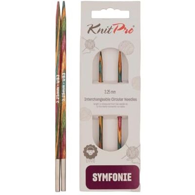 KnitPro Symfonie Verwisselbare naaldpunten 4 inch (10 cm) 3,25 mm KnitPro Symfonie Verwisselbare naaldpunten 4 inch (10 cm) 3,25 mm