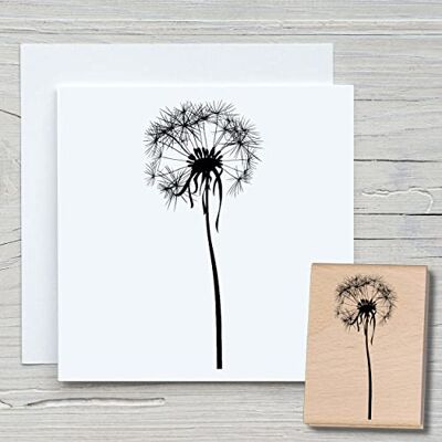 NEWSTAMPS DIE STEMPELMACHER Paardebloem stempel 02 met hout, gemaakt in Duitsland NEWSTAMPS DIE STEMPELMACHER Paardebloem stempel 02 met hout, gemaakt in Duitsland