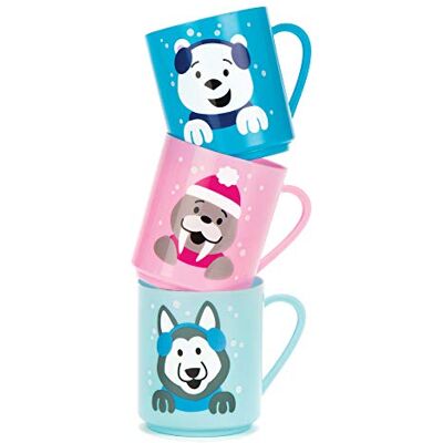 Baker Ross AV840 Plastic Fleece Buddies Mokken 4-delige set Baker Ross AV840 Plastic Fleece Buddies Mokken 4-delige set