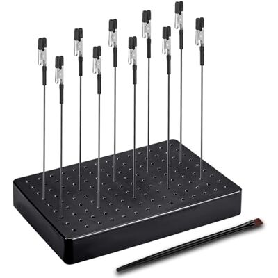 Siblaies Modelbouwaccessoires, 10 kleurhouders, 1 borstel en 1 stop, robuuste en stabiele krokodillenklemmen, ideaal voor modellering, airbrush-gereedschap en handlassen. Siblaies Modelbouwaccessoires, 10 kleurhouders, 1 borstel en 1 stop, robuuste en stabiele krokodillenklemmen, ideaal voor modellering, airbrush-gereedschap en handlassen.