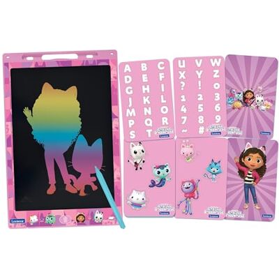 Lexibook , Gabby en het magische huis, magische leisteen, artistiek en A4-formaat, 28 cm display, 1 pen en 6 sjablonen inbegrepen, kleurrijke tekeningen, roze Lexibook , Gabby en het magische huis, magische leisteen, artistiek en A4-formaat, 28 cm display, 1 pen en 6 sjablonen inbegrepen, kleurrijke tekeningen, roze