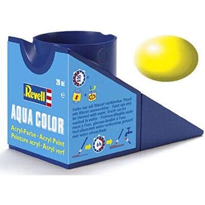 Revell Acrylverf 18 ml Aqua Color (lichtgele afwerking) Revell Acrylverf 18 ml Aqua Color (lichtgele afwerking)