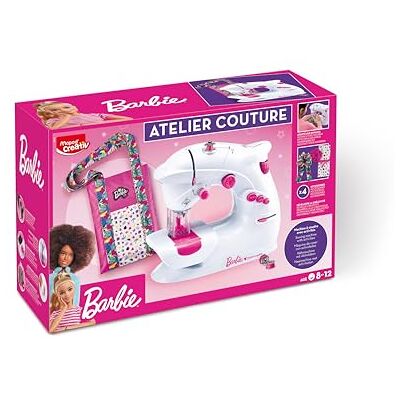 Maped Creativ Naaiwerkplaats Barbie naaimachine met 4 creaties om te maken Complete set voor beginners, met veiligheidssysteem Vanaf 8 jaar Officiële Barbie-licentie Maped Creativ Naaiwerkplaats Barbie naaimachine met 4 creaties om te maken Complete set voor beginners, met veiligheidssysteem Vanaf 8 jaar Officiële Barbie-licentie