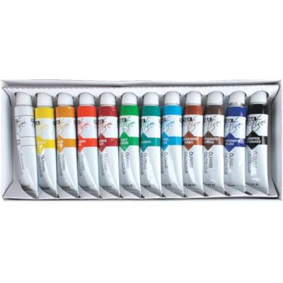 Stylex 2051358-12 tubes olieverf met 12 ml Stylex 2051358-12 tubes olieverf met 12 ml