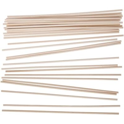 Baker Ross VC201 Houten staven om te knutselen, 30 stuks, houten staven om te modelleren Baker Ross VC201 Houten staven om te knutselen, 30 stuks, houten staven om te modelleren