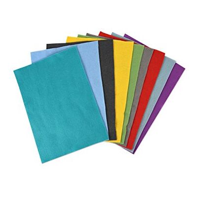 Sizzix Surfacez 10 vellen vilt (10 heldere kleuren) Sizzix Surfacez 10 vellen vilt (10 heldere kleuren)