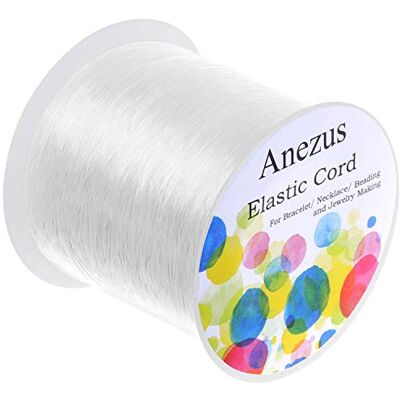 anezus Elastisch koord voor armbanden, sieraden maken, kralen 0,7 mm anezus Elastisch koord voor armbanden, sieraden maken, kralen 0,7 mm