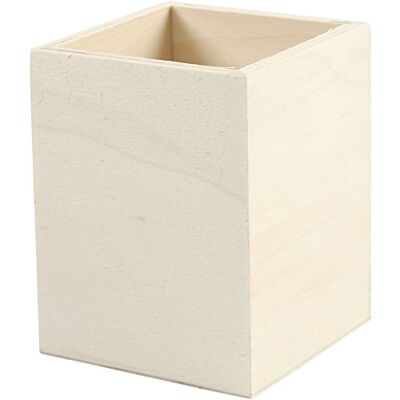 Creativ Pennenhouder H 9,5 cm Grootte 7,5 x 7,5 cm Multiplex 1 stuk Creativ Pennenhouder H 9,5 cm Grootte 7,5 x 7,5 cm Multiplex 1 stuk