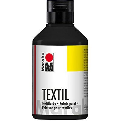 Marabu 17160075073 Textil Fles 250ml, Zwart, 13.600000000000001 x 6,5 x 6,9 cm Marabu 17160075073 Textil Fles 250ml, Zwart, 13.600000000000001 x 6,5 x 6,9 cm