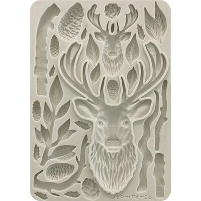Stamperia Siliconen mal A5 voor scrapbooking, bullet journals en meer, niet-klevend oppervlak, geschikt voor Air-Dry Clay, hars en meer, perfect voor handwerk en geschenken (The Owl's House, Hert) Stamperia Siliconen mal A5 voor scrapbooking, bullet journals en meer, niet-klevend oppervlak, geschikt voor Air-Dry Clay, hars en meer, perfect voor handwerk en geschenken (The Owl's House, Hert)