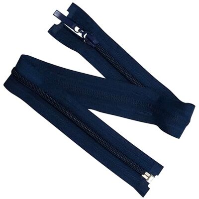 AERZETIX Set van 6 spiraalritssluitingen nr. 5 45 cm deelbaar donkerblauw met decoratieve trekker voor naaien, kleding, tassen, tassen en textielcreaties AERZETIX Set van 6 spiraalritssluitingen nr. 5 45 cm deelbaar donkerblauw met decoratieve trekker voor naaien, kleding, tassen, tassen en textielcreaties