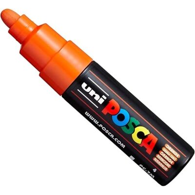 posca Uni PC-7M Paint Marker Marker, brede punt 4,5-5,5 mm, 15 kleuren, oranje posca Uni PC-7M Paint Marker Marker, brede punt 4,5-5,5 mm, 15 kleuren, oranje