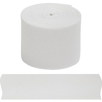 AERZETIX C67404 Elastische plat geweven 2 m Breedte 40 mm Kleur Wit Polyester en Latex Confectie fournituren Naaien kleding Stof Riem Broek Rok AERZETIX C67404 Elastische plat geweven 2 m Breedte 40 mm Kleur Wit Polyester en Latex Confectie fournituren Naaien kleding Stof Riem Broek Rok