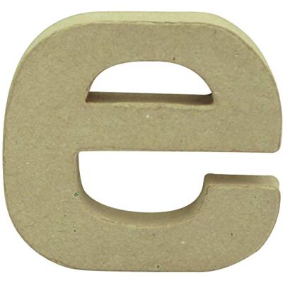 décopatch AC817C – een houder van bruin papier, 1,5 x 9 x 8,5 cm, kleine letter E décopatch AC817C – een houder van bruin papier, 1,5 x 9 x 8,5 cm, kleine letter E