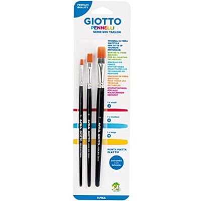 Giotto Taklon borstelset 600, neutraal, 026000 Giotto Taklon borstelset 600, neutraal, 026000