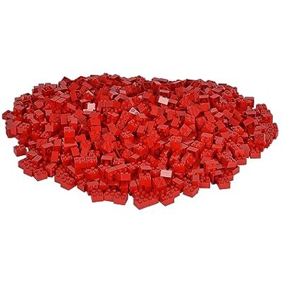 Simba 104114117 – bouwstenenset – blok 4-1000 stuks – rood Simba 104114117 – bouwstenenset – blok 4-1000 stuks – rood