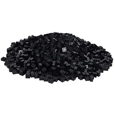 Simba 104114120 – bouwstenenset – blok 4-1000 stuks – zwart Simba 104114120 – bouwstenenset – blok 4-1000 stuks – zwart