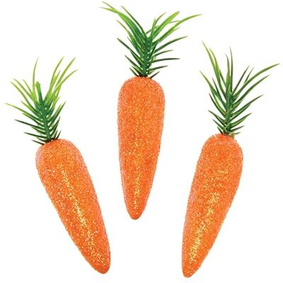 Baker Ross FX964 Glitter Wortels, 15 stuks, paasversieringen om te knutselen Baker Ross FX964 Glitter Wortels, 15 stuks, paasversieringen om te knutselen