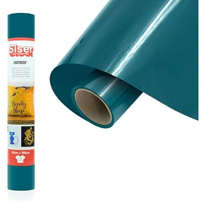 SISER ® EasyWeed® turquoise, 30 cm x 1 m thermisch overdraagbaar vinyl voor het personaliseren van stoffen SISER ® EasyWeed® turquoise, 30 cm x 1 m thermisch overdraagbaar vinyl voor het personaliseren van stoffen