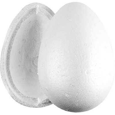 Ideen mit Herz piepschuim ei 2 stuks groot en deelbaar Ideen mit Herz piepschuim ei 2 stuks groot en deelbaar