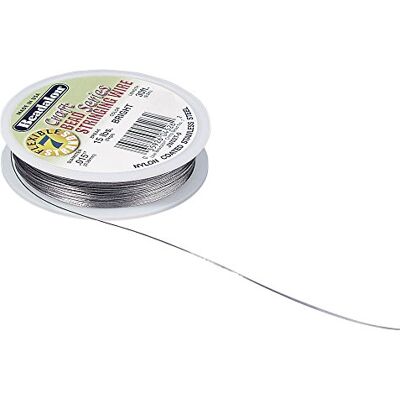 Rayher 2100522 Sieradengaren met kunststof coating, 0,38 mm, zilverkleurig Rayher 2100522 Sieradengaren met kunststof coating, 0,38 mm, zilverkleurig