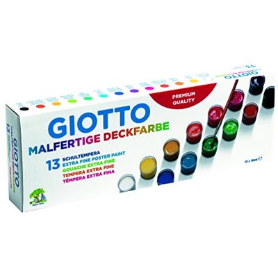 Giotto Extra fijne kleur, etui met 13 glazen, 18 ml Giotto Extra fijne kleur, etui met 13 glazen, 18 ml