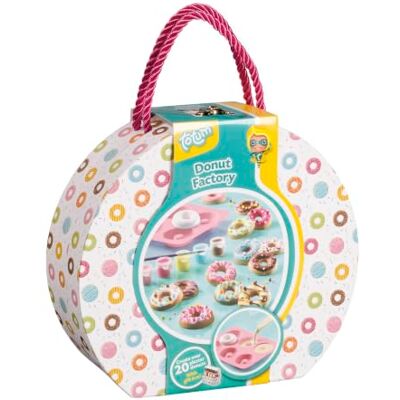 Totum Creativity Factory 26018 Pouch Gips donuts maken en schilderen met geschenkdoos Totum Creativity Factory 26018 Pouch Gips donuts maken en schilderen met geschenkdoos