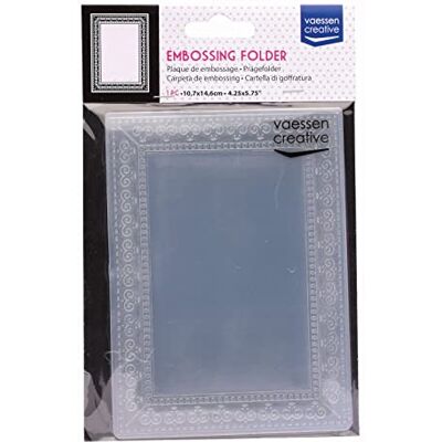 Creative Reliëfmap, frame, 14,6 x 10,7 cm, om textuur en grootte toe te voegen aan je papierprojecten, scrapbooking, fotoalbums, enveloppen als verjaardagskaarten, Creative Reliëfmap, frame, 14,6 x 10,7 cm, om textuur en grootte toe te voegen aan je papierprojecten, scrapbooking, fotoalbums, enveloppen als verjaardagskaarten,