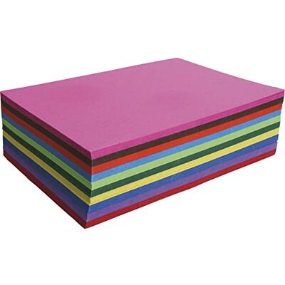 Clairefontaine Maildor by 454299C – verpakking met 25 vellen gekleurd papier, 210 g/m², formaat 50 x 70 cm, 8 verschillende kleuren, gerecycled papier, creatieve vrije tijd, knutselen, knutselen Clairefontaine Maildor by 454299C – verpakking met 25 vellen gekleurd papier, 210 g/m², formaat 50 x 70 cm, 8 verschillende kleuren, gerecycled papier, creatieve vrije tijd, knutselen, knutselen