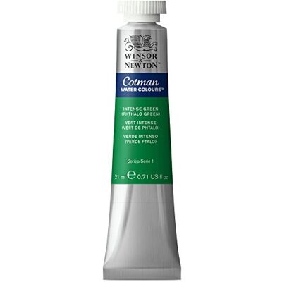 Winsor & Newton Cotman Aquarelle Tube 21 ml, intens groen Winsor & Newton Cotman Aquarelle Tube 21 ml, intens groen