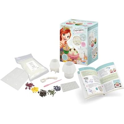 Buki France Professional Studio Cupcakes kaarsen, sojawas, 5 kleuren, siliconen vormen, creatieve kaarsenset voor kinderen vanaf 7 jaar 5429 Buki France Professional Studio Cupcakes kaarsen, sojawas, 5 kleuren, siliconen vormen, creatieve kaarsenset voor kinderen vanaf 7 jaar 5429