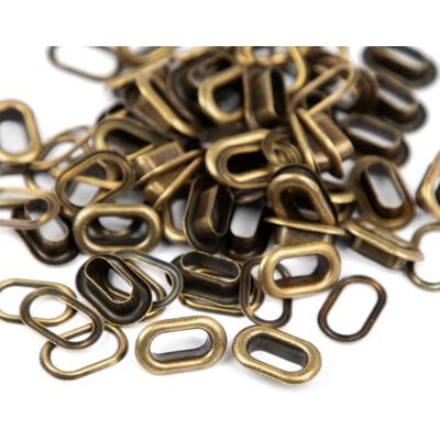 We R Memory Keepers We R Makers Crop-a-Dile 50 stuks ovale koperen oogjes voor perforator We R Memory Keepers We R Makers Crop-a-Dile 50 stuks ovale koperen oogjes voor perforator