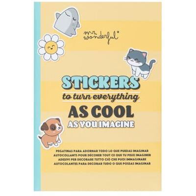 Mr. Wonderful Stickers om alles te versieren wat je maar kunt bedenken Bevat 6 vellen normale, reliëf- en holografische stickers Mr. Wonderful Stickers om alles te versieren wat je maar kunt bedenken Bevat 6 vellen normale, reliëf- en holografische stickers