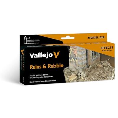 Vallejo Modelleerset, VAL71214, divers, 17 ml (8 stuks) Vallejo Modelleerset, VAL71214, divers, 17 ml (8 stuks)