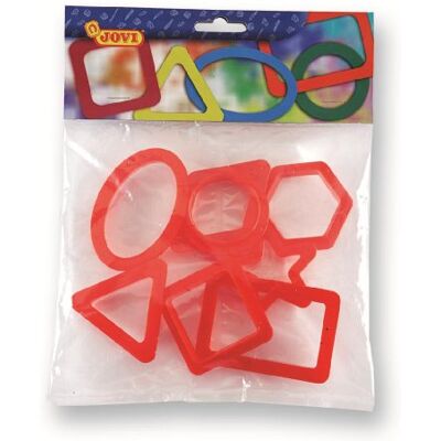 Jovi Zak, 8 vormen, geometrische figuren (21), kleur/model gesorteerd Jovi Zak, 8 vormen, geometrische figuren (21), kleur/model gesorteerd