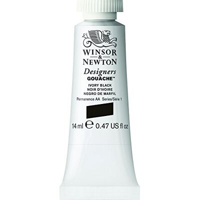 Winsor & Newton Designers Gouache 14 ml Ivoor Zwart Row Winsor & Newton Designers Gouache 14 ml Ivoor Zwart Row