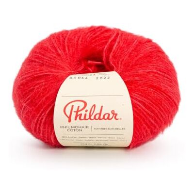 Phildar Phil Mohair katoenen wol breiwol 40% katoen, 60% kind naald nr. 5 kleur PASTEQUE Phildar Phil Mohair katoenen wol breiwol 40% katoen, 60% kind naald nr. 5 kleur PASTEQUE