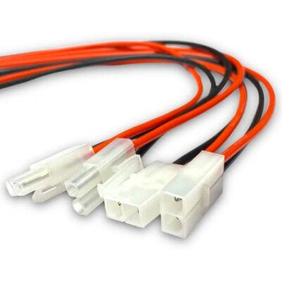 VUNIVERSUM 2 paar (4 stuks) hoogwaardige Japanse nylon mannelijke vrouwelijke connectoren 13,5 mm met 30 cm 18 AWG kabel voor LiPo-batterij, batterijadapterkabel compatibel met VUNIVERSUM 2 paar (4 stuks) hoogwaardige Japanse nylon mannelijke vrouwelijke connectoren 13,5 mm met 30 cm 18 AWG kabel voor LiPo-batterij, batterijadapterkabel compatibel met