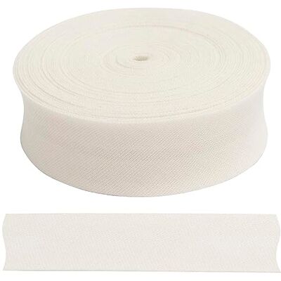 AERZETIX C68016 Decoratieve bias 4,5 m x 18 mm ecru van polyester/katoen AERZETIX C68016 Decoratieve bias 4,5 m x 18 mm ecru van polyester/katoen