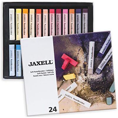 Honsell Jaxell 47643 Pastelkrijt voor dode leven, rijke kleuren, voor oppervlakte- en precisiewerk, voor kunstenaars, hobbyschilders, school, kunstcursussen, opleiding Honsell Jaxell 47643 Pastelkrijt voor dode leven, rijke kleuren, voor oppervlakte- en precisiewerk, voor kunstenaars, hobbyschilders, school, kunstcursussen, opleiding