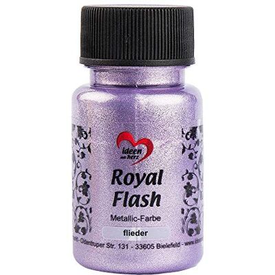 Ideen mit Herz Royal Flash Metallic acrylverf met fijne deeltjes, 50 ml (sering) Ideen mit Herz Royal Flash Metallic acrylverf met fijne deeltjes, 50 ml (sering)