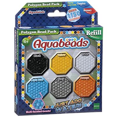 AQUA BEADS Aquabeads Polygon navulkralen (veelkleurig pakket) AQUA BEADS Aquabeads Polygon navulkralen (veelkleurig pakket)