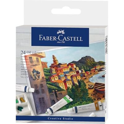 Faber-Castell olieverf, meerkleurig, 9 ml Faber-Castell olieverf, meerkleurig, 9 ml