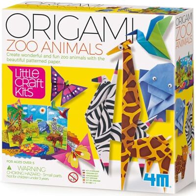 4M Little Craft 404764 Origami dierentuin, meerkleurig 4M Little Craft 404764 Origami dierentuin, meerkleurig