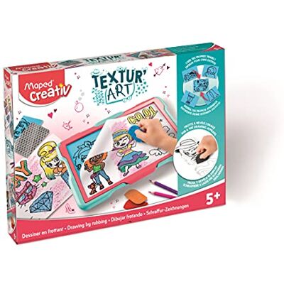 Maped Creativ Textur'Art Fashion – tekenen door wrijven – speels tekenbord – creatieve vrije tijd kinderen vanaf 5 jaar 907046 meerkleurig Maped Creativ Textur'Art Fashion – tekenen door wrijven – speels tekenbord – creatieve vrije tijd kinderen vanaf 5 jaar 907046 meerkleurig