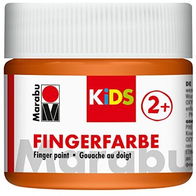 Marabu Vingerverf voor kinderen, oranje, 100 ml, 10121518, oranje, 100 ml (1 stuk) Marabu Vingerverf voor kinderen, oranje, 100 ml, 10121518, oranje, 100 ml (1 stuk)